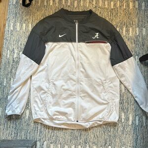 Alabama Football Sweater Full Zip Jacket Coaches Sideline